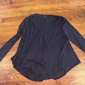 Lululemon- Scoopneck Black Long Sleeve, Size 8